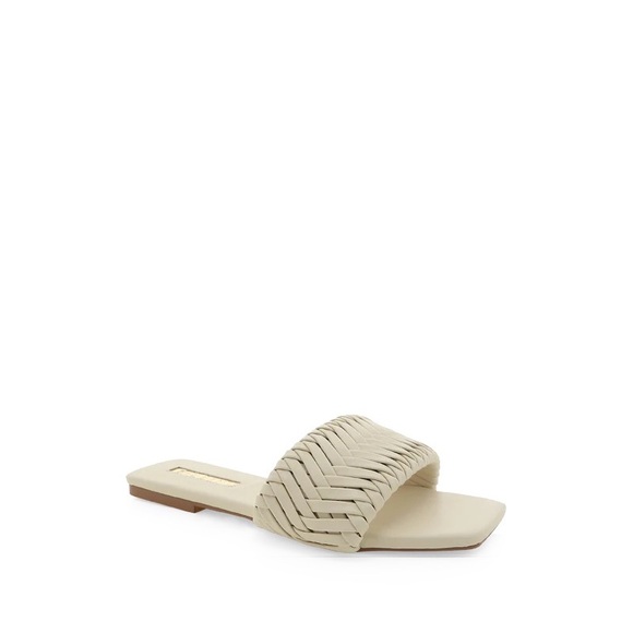 BILLINI | FEVA WOVEN SLIDES SANDALS | BONE - Picture 6 of 9